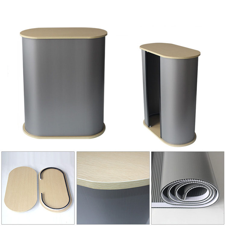 Portable Reception Counter Table-Oval Shape
